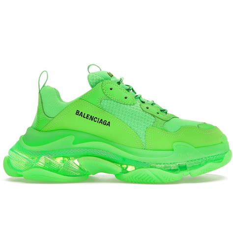 balenciaga triple s green replica
